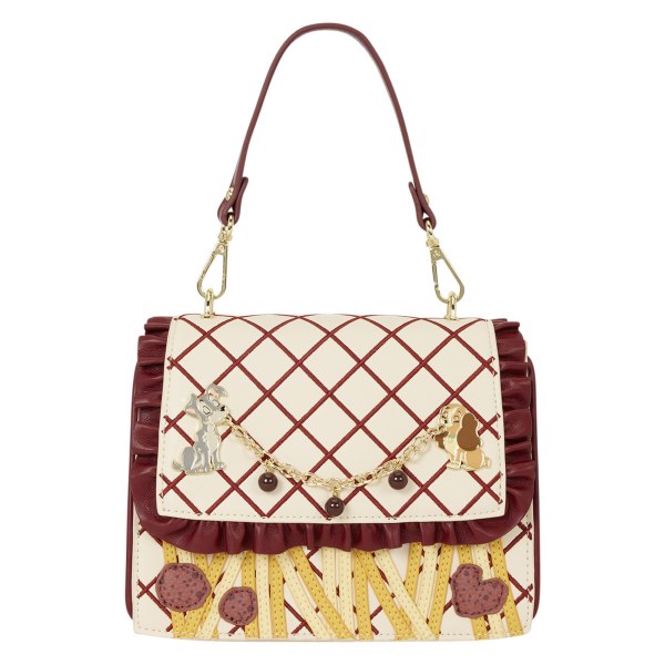 Bolso bandolera Dama y Vagabundo Spaghetti Dinner Charm - Disney Loungefly