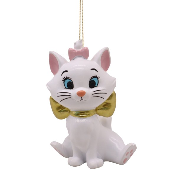 Disney - Los Aristogatos - Colgante 3D de Marie con lazo dorado