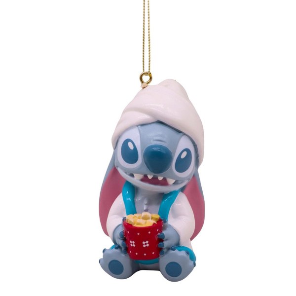 Disney - Colgante 3D Stitch en albornoz con chocolate caliente