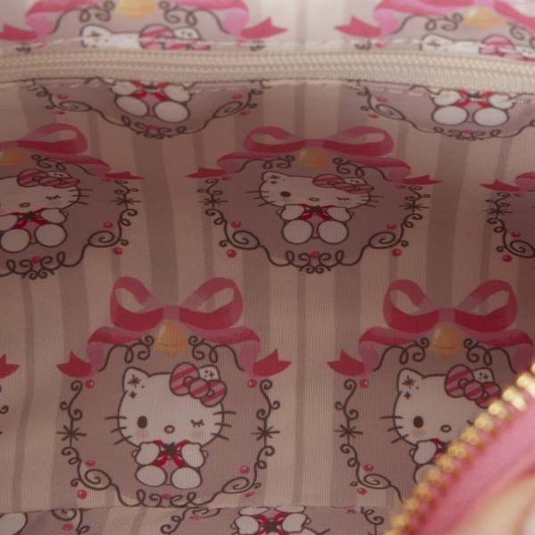 Bolso bandolera acolchado de Hello Kitty con asa de cuentas y colgante - Loungefly Sanrio