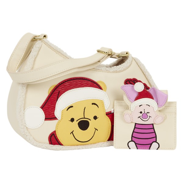 Bandolera navideña de Winnie the Pooh y Piglet - Disney Loungefly
