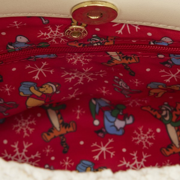 Bandolera navideña de Winnie the Pooh y Piglet - Disney Loungefly