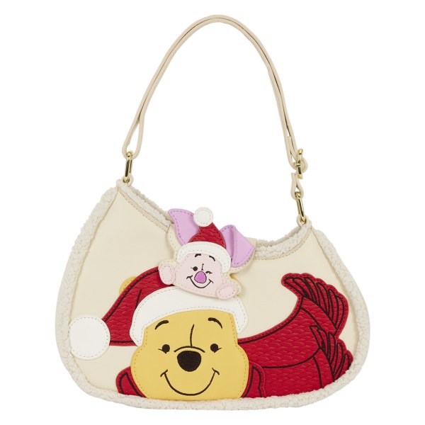 Bandolera navideña de Winnie the Pooh y Piglet - Disney Loungefly
