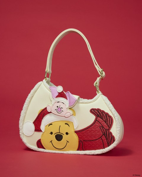 Bandolera navideña de Winnie the Pooh y Piglet - Disney Loungefly