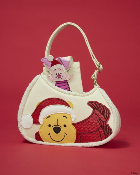 Bandolera navideña de Winnie the Pooh y Piglet - Disney Loungefly