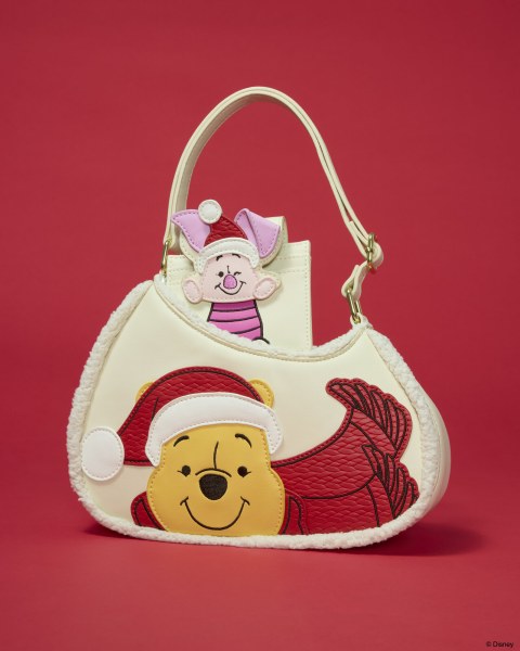 Bandolera navideña de Winnie the Pooh y Piglet - Disney Loungefly