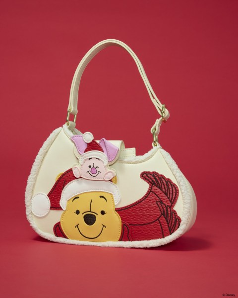 Bandolera navideña de Winnie the Pooh y Piglet - Disney Loungefly