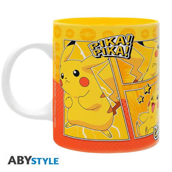 POKEMON - Cuaderno A5 + Taza 320 ml + Postales "Pikachu"