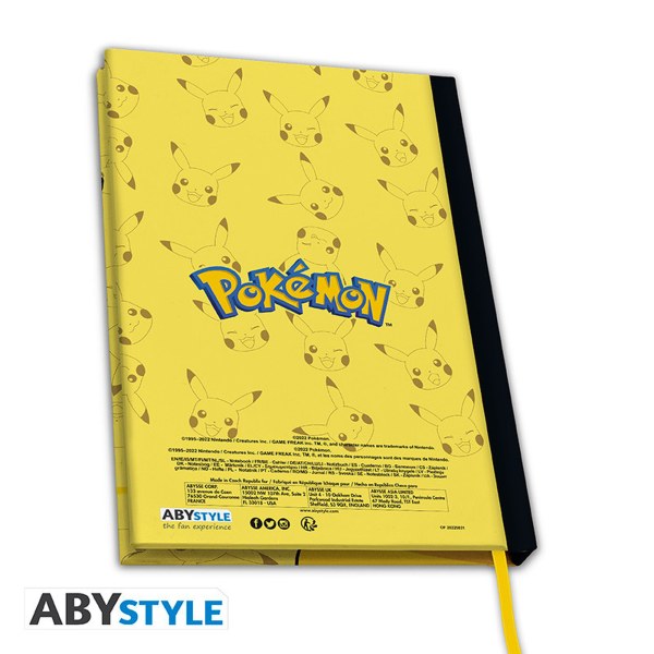 POKEMON - Cuaderno A5 + Taza 320 ml + Postales "Pikachu"