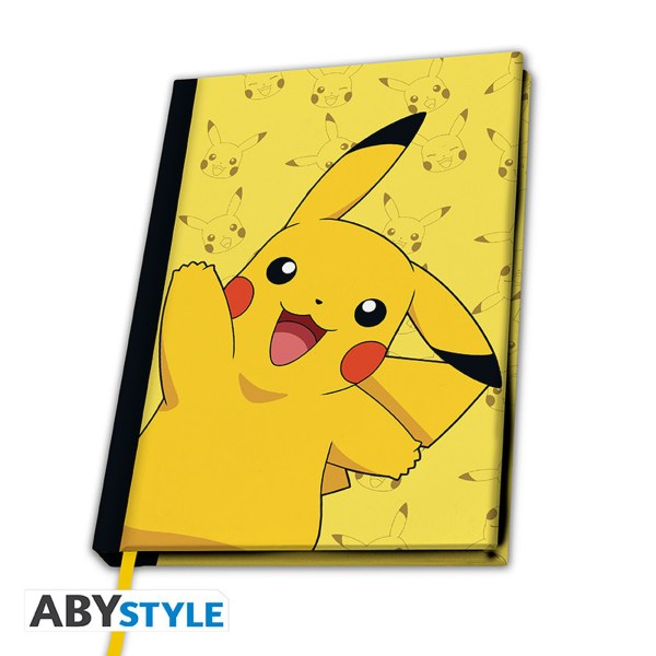 POKEMON - Cuaderno A5 + Taza 320 ml + Postales "Pikachu"
