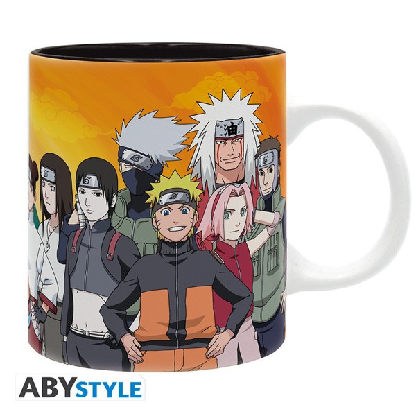 NARUTO SHIPPUDEN - Pack Taza 320ml + Acryl® + Postales Naruto