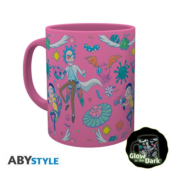 RICK AND MORTY - Pack Vaso XXL + Taza + 2 Posavasos