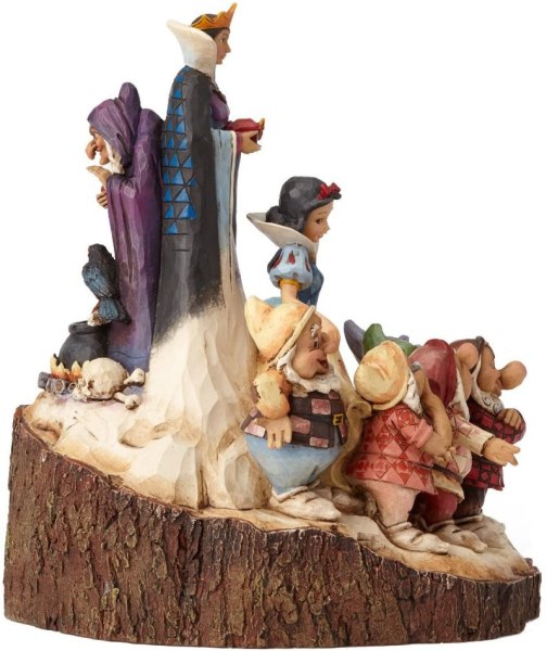 DISNEY TRADITIONS DE BLANCANIEVES WOOD CARVED
