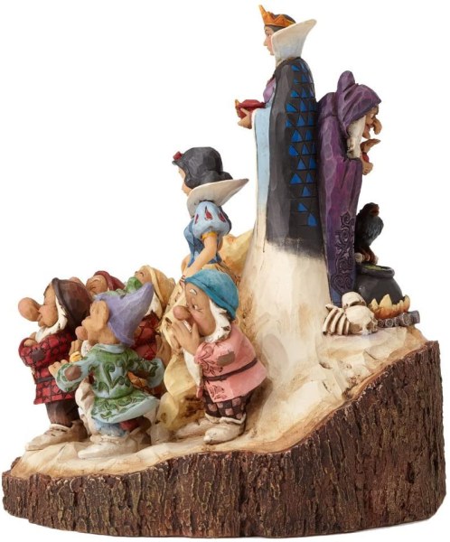 DISNEY TRADITIONS DE BLANCANIEVES WOOD CARVED