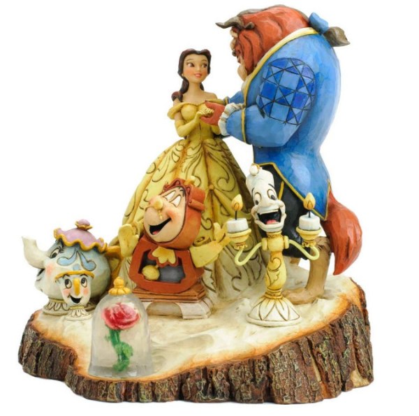 LA BELLA Y LA BESTIA DISNEY TRADITIONS JIM SHORE
