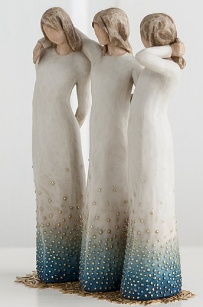 FIGURINE WILLOW TREE DE MI LADO (AMIGAS Y HERMANAS)