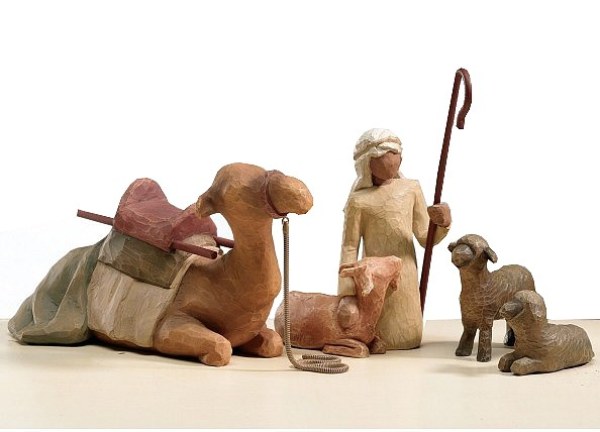 ESTATUAS WILLOW TREE PASTOR Y SUS ANIMALES