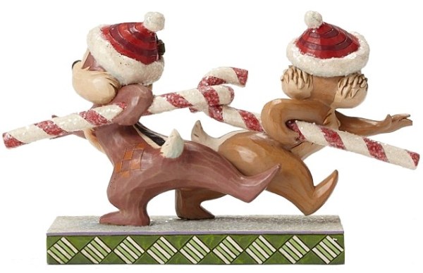 CHIP Y DALE CON BASTONES DE NAVIDAD DISNEY TRADITIONS