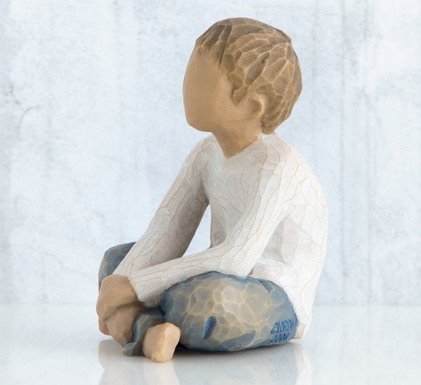FIGURINA WILLOW TREE NIÑO IMAGINATIVO