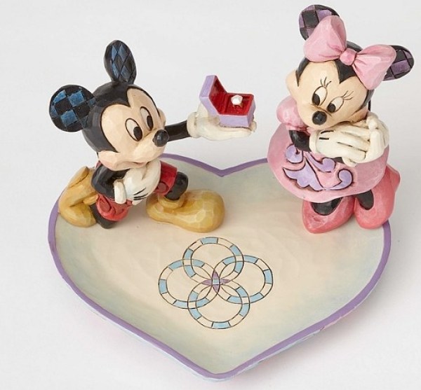 ANILLO DE COMPROMISO MICKEY MINNIE Y LAS DISNEY TRADITIONS