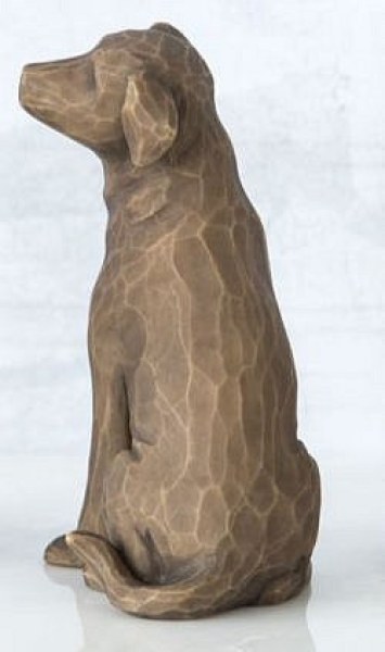 FIGURINE WILLOW TREE AMO A MI PERRO (VERSIÓN OSCURA)