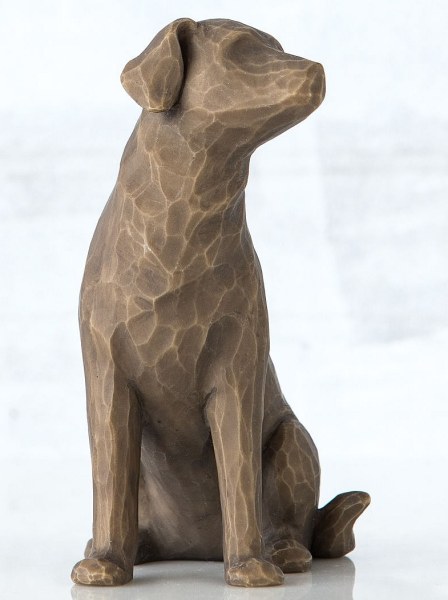 FIGURINE WILLOW TREE AMO A MI PERRO (VERSIÓN OSCURA)