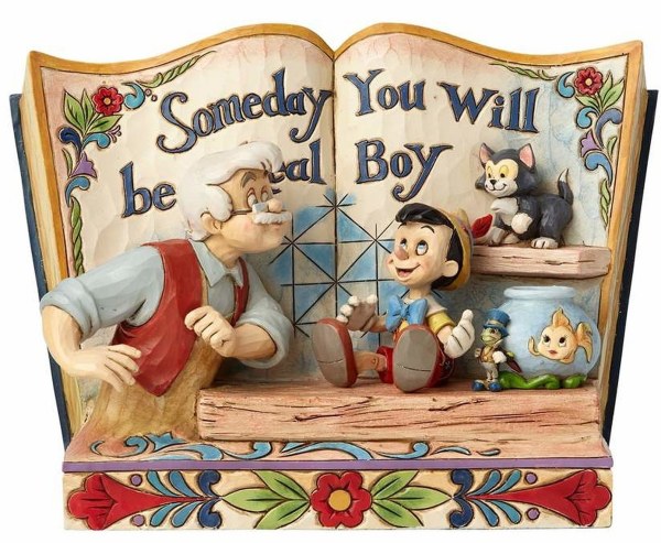 STORYBOOK PINOCCHIO DISNEY TRADITIONS JIM SHORE