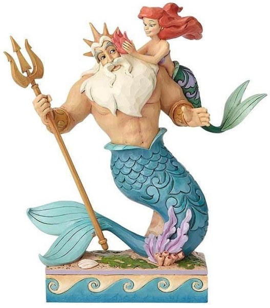 FIGURA ARIEL Y TRITON DE DISNEY TRADITIONS