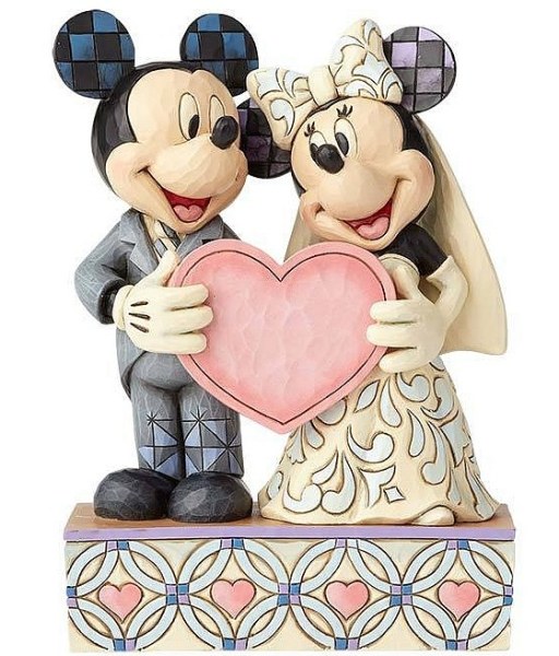 EL MATRIMONIO DE DOS ALMAS Y UN CORAZÓN DISNEY TRADITIONS MICKEY Y MINNIE