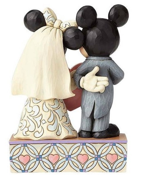 EL MATRIMONIO DE DOS ALMAS Y UN CORAZÓN DISNEY TRADITIONS MICKEY Y MINNIE