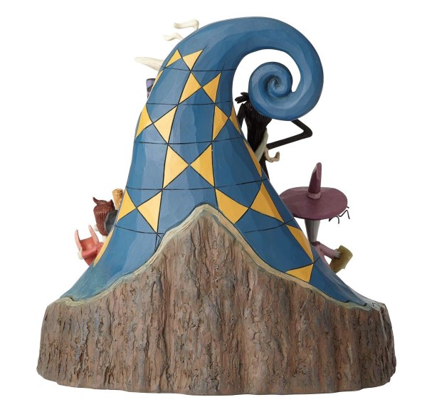 LA NIGHTMARE BEFORE CHRISTMAS DISNEY TRADITIONS EN MADERA TALLA