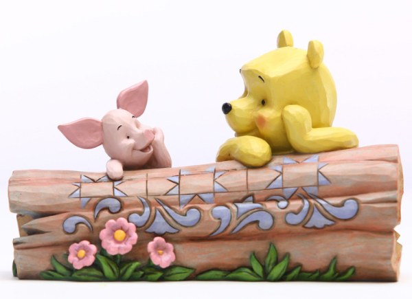 WINNIE Y LECHÓN EN EL TRONCO - DISNEY TRADITIONS