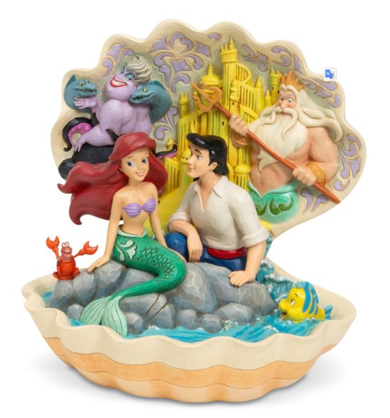 ARIEL Y ERIC EN LA CONCHA - DISNEY TRADITIONS