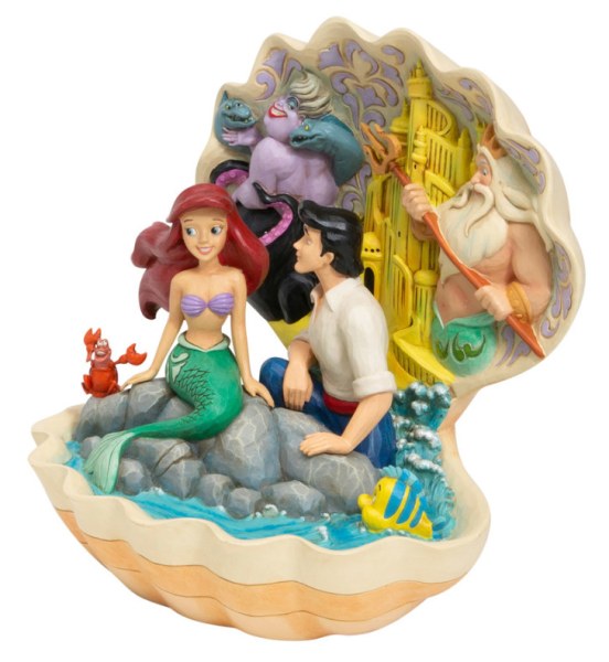 ARIEL Y ERIC EN LA CONCHA - DISNEY TRADITIONS
