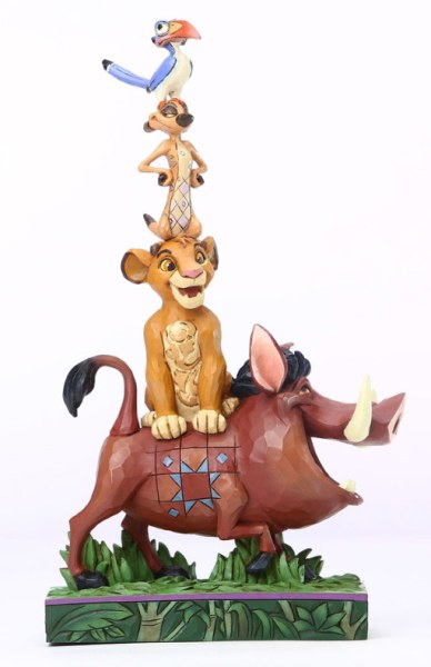 PUMBAA Y AMIGOS FORMAN UNA TORRE - DISNEY TRADITIONS