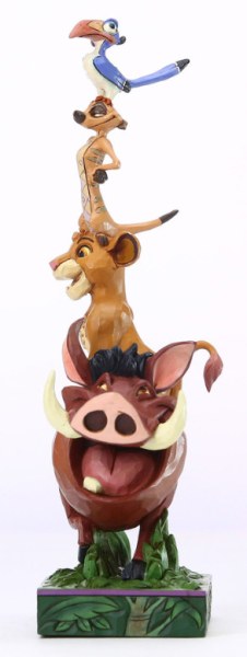 PUMBAA Y AMIGOS FORMAN UNA TORRE - DISNEY TRADITIONS