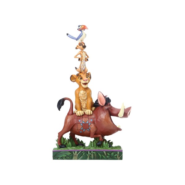 PUMBAA Y AMIGOS FORMAN UNA TORRE - DISNEY TRADITIONS
