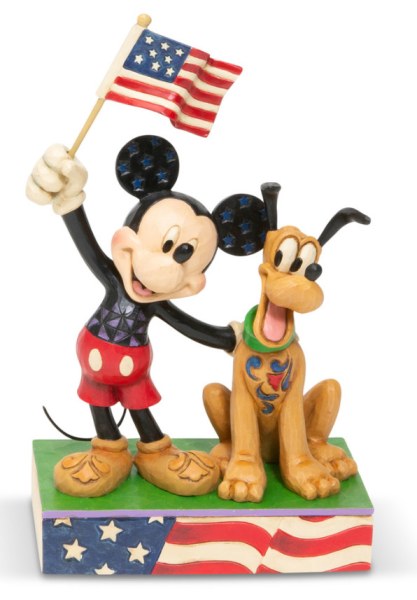 MICKEY Y PLUTO PATRIOTAS - DISNEY TRADITIONS