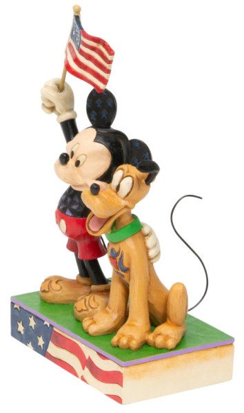 MICKEY Y PLUTO PATRIOTAS - DISNEY TRADITIONS