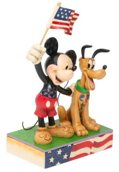 MICKEY Y PLUTO PATRIOTAS - DISNEY TRADITIONS