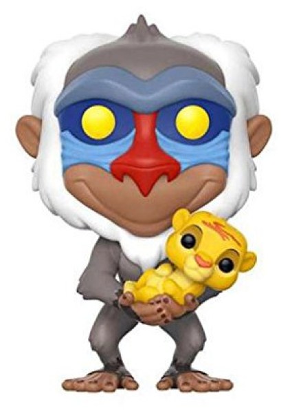 FUNKO POP! 301 - DISNEY REY LEÓN - RAFIKI Y BEBÉ SIMBA