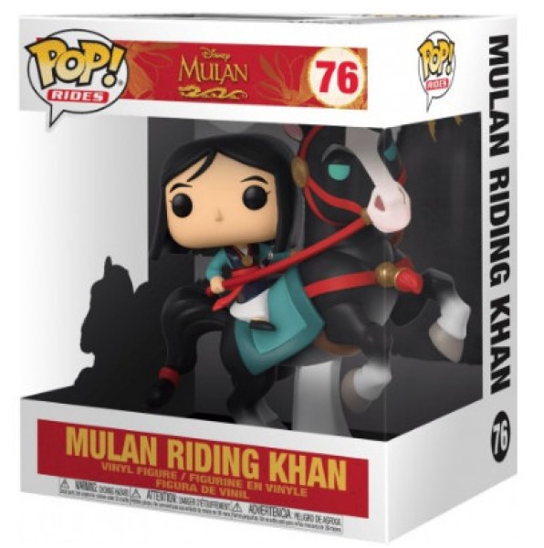 ¡FUNKO POP! RIDES 76 - DISNEY MULÁN - MULÁN EN KHAN