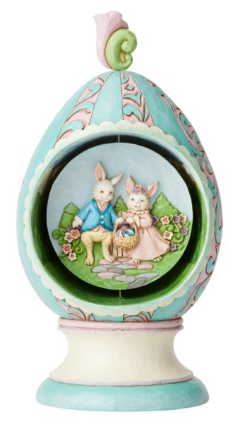 PASCUA CON ESCENA GIRATORIA - JIM SHORE