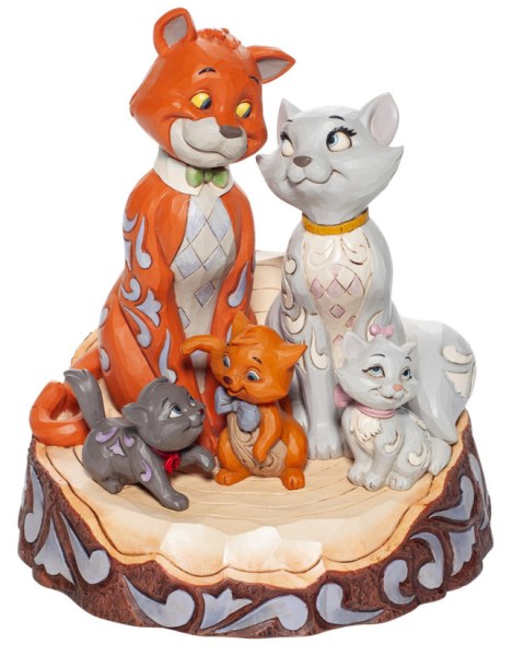 LOS ARISTOGATOS EN MADERA - DISNEY TRADITIONS