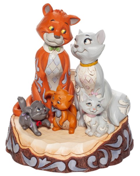 LOS ARISTOGATOS EN MADERA - DISNEY TRADITIONS