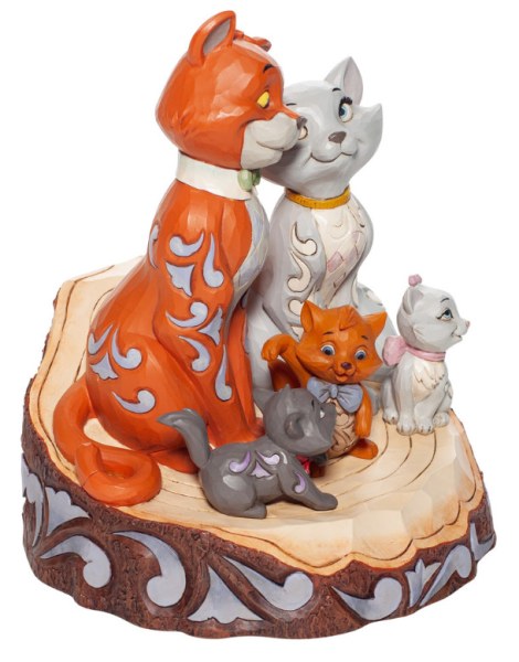 LOS ARISTOGATOS EN MADERA - DISNEY TRADITIONS