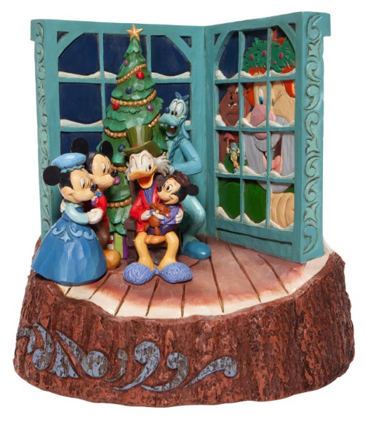 CUENTO DE NAVIDAD DE MICKEY WOODCARVED - DISNEY TRADITIONS
