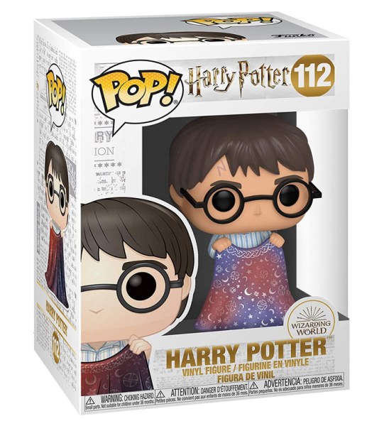 ¡ FUNKO POP! 112 - HARRY POTTER - HARRY CON SU CAPA DE INVISIBILIDAD