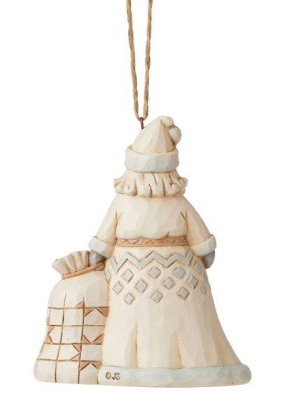 PAPÁ NOEL Y SU BOLSA DE COLGANTES DE JUGUETES - JIM SHORE