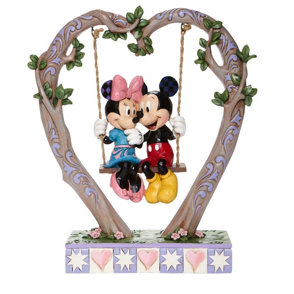MICKEY AND MINNIE ON THE SWING - DISNEY TRADITIONS